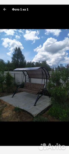 Садовые качели на дачу