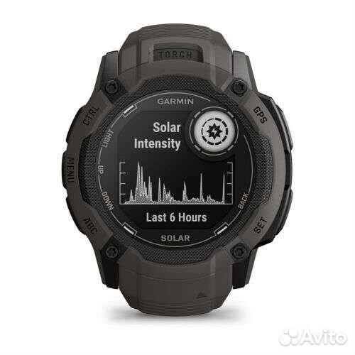 Смарт часы garmin instinct 2X Solar черный