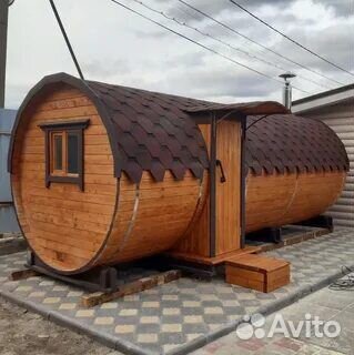 Баня бочка под ключ