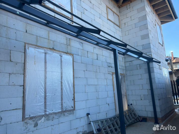 Навесы для автомобиля под ключ