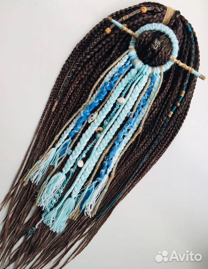 Заколка для дредов и кос«ловец снов»