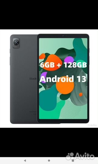 Новый планшет Blackview Tab 60, 6+6 /128 Гб