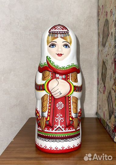 Матрешка сувенирная керамика