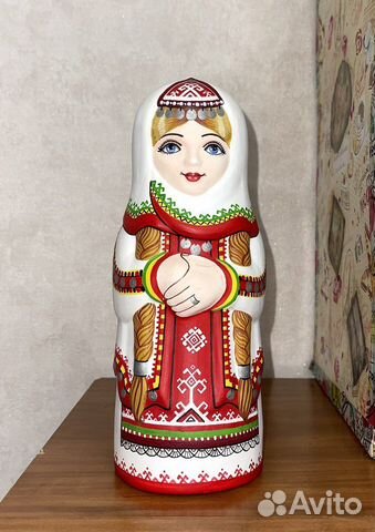 Матрешка сувенирная керамика