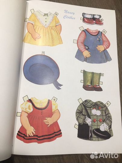 Бумажная кукла ретро