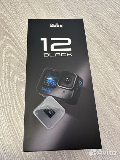 GO pro hero 12 black + карта памяти в подарок