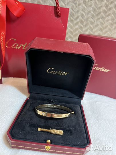 Золотой браслет Cartier