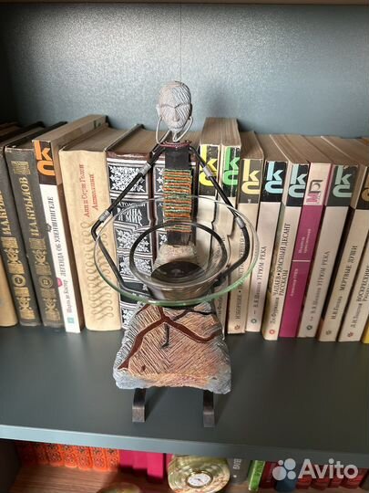 Статуэтка африканка пепельница подсвечник