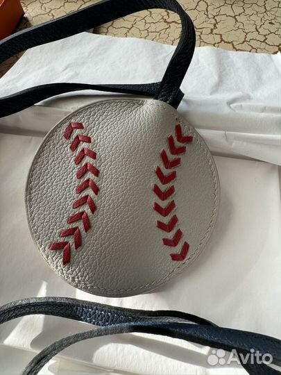 Hermes Rare Baseball Keychain