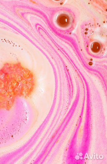 Бомбочка для ванны lush Peachy