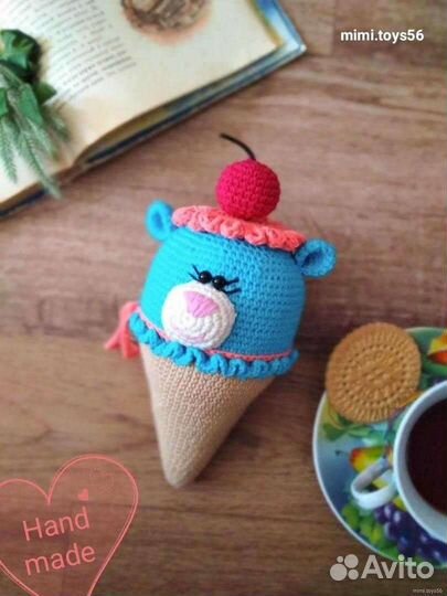 Игрушка мишка-мороженое