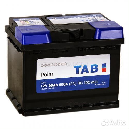Аккумулятор TAB Polar Blue 60 А.ч (121060)