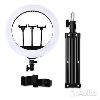 Кольцевая лампа 50см со штативом и пультом