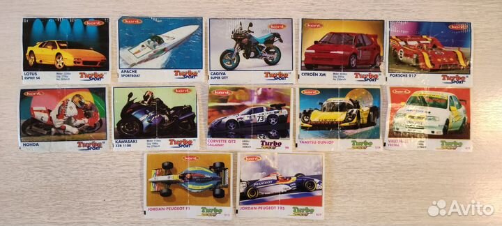 Вкладыши Turbo Sport - 27 шт