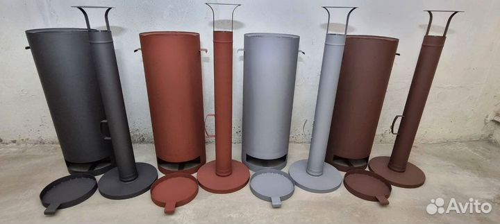 Печь для бассейна на дровах из нержавеющей стали