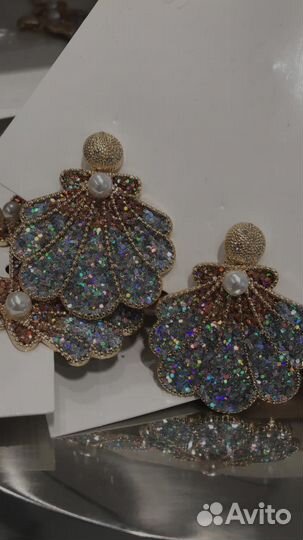 Сережки h&m, zara