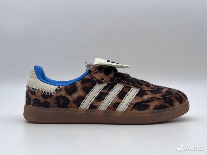 Кеды adidas samba леопард