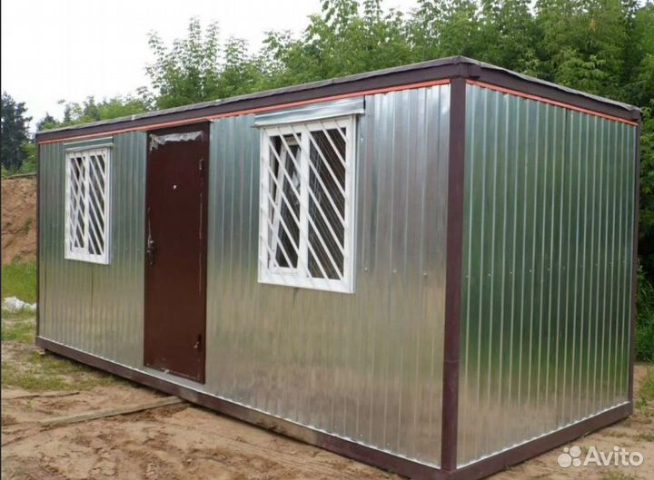 Бытовка (бк-13) размер 9x2,4 метра, распашонка для