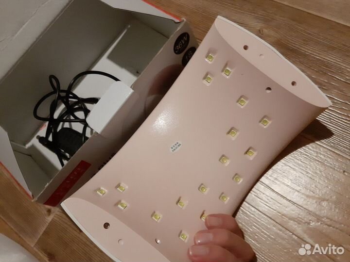 Led лампа для гель лака. новая
