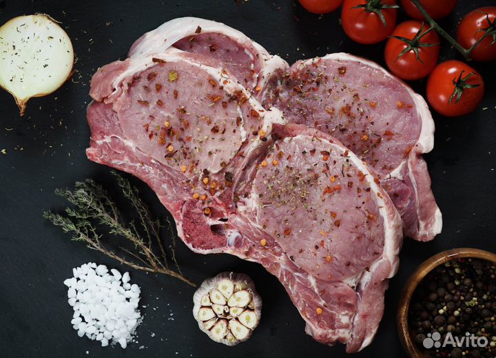 Мясо свинина фермерское по кускам