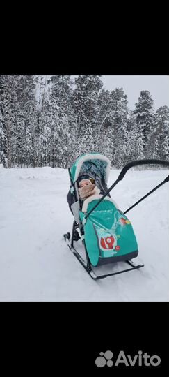 Санки коляска ника 7 8