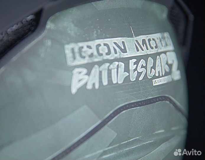 Мотошлем Интеграл Icon Airflite Battlescar 2
