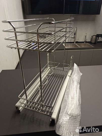 Бутылочница выдвижная двухуровневая inoxa 300