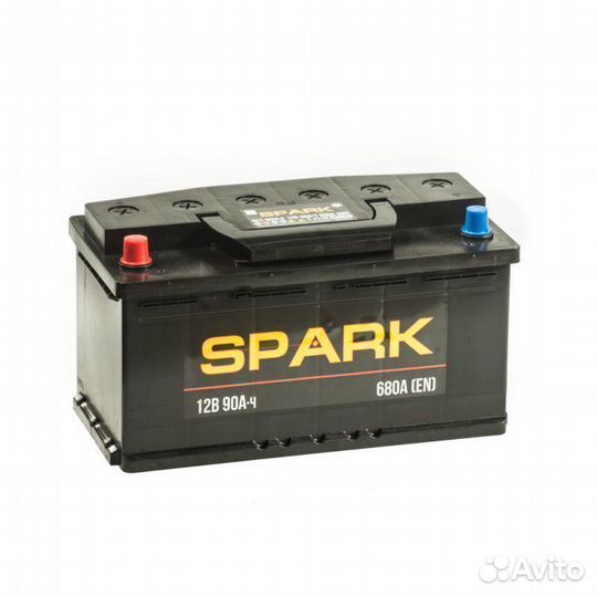 Аккумулятор автомобильный Spark 90Ач Прямая 750А