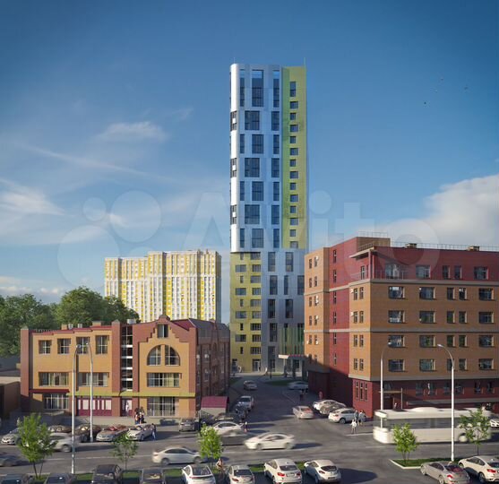 3-к. квартира, 63,7 м², 19/24 эт.