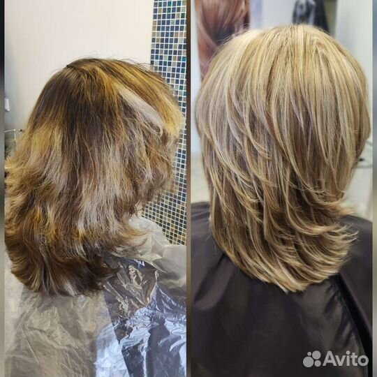 Окрашивание волос, кератин, ботокс