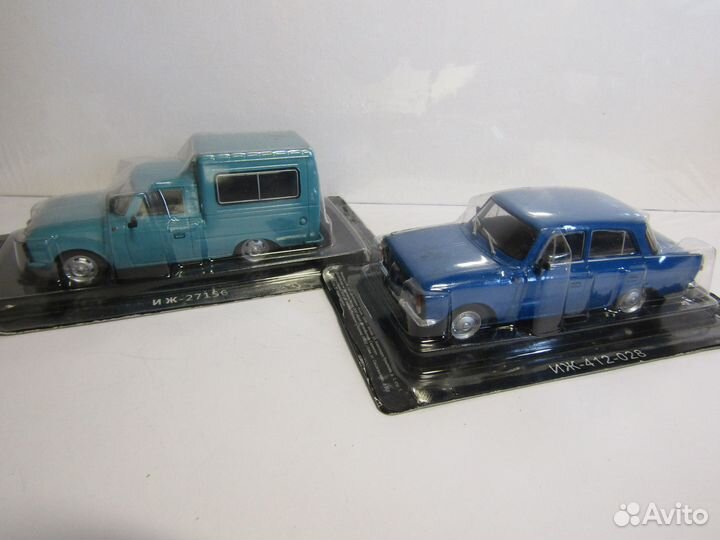 Модели 1:43 Москвич иж из журнальной серии