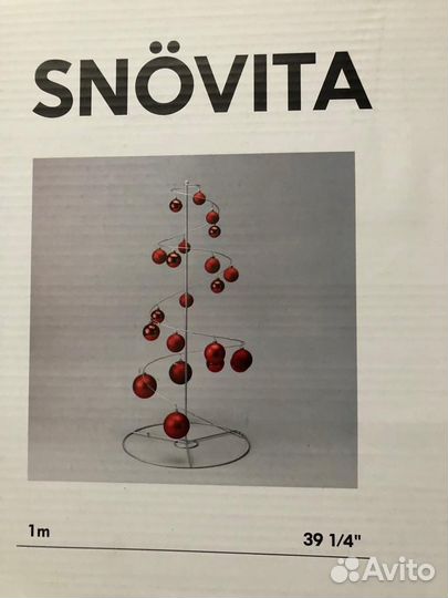 Украшение IKEA snövita 1 метр