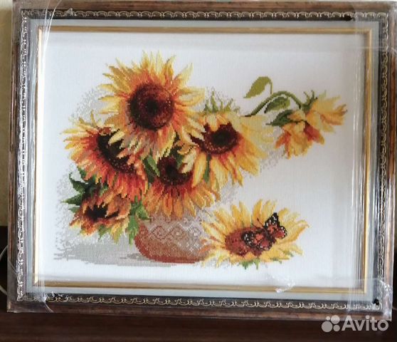 Картина вышитая крестом