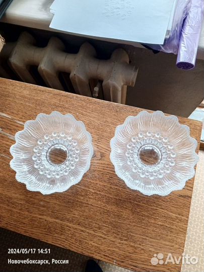 Набор салатников стекло СССР