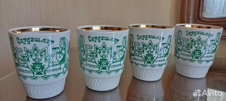 Кружки, чашки набор фарфор Винтаж СССР 60-70 годы