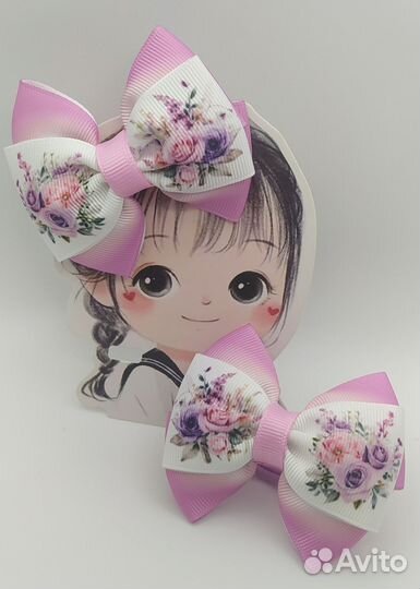 Бантики для девочек ручной работы