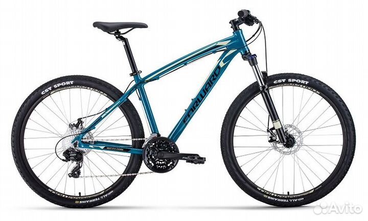 Велосипед forward next 27,5 2.0 disc зеленый/бежев