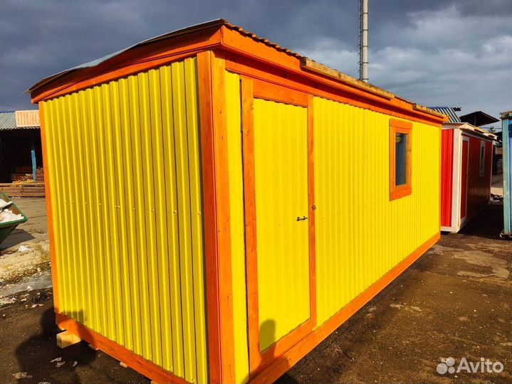 Новые деревянные бытовки с рассрочкой до 12 месяцев