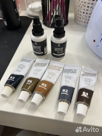 Краска для бровей bronsun