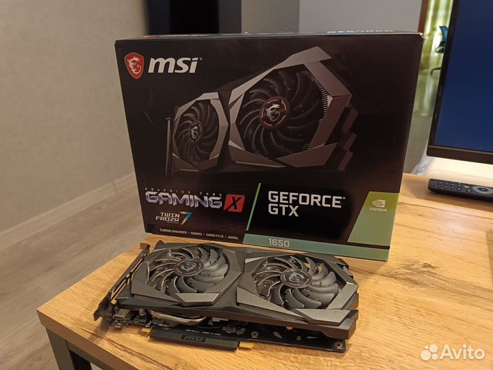 Видеокарта MSI GeForce GTX 1650 gaming X