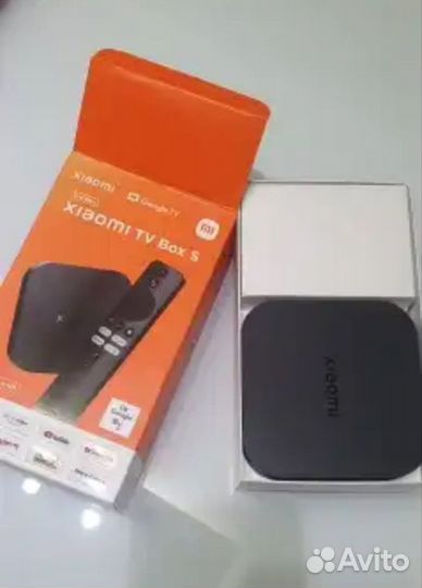 Мультимедиа xiaomi mi box s 2 gen приставка и друг