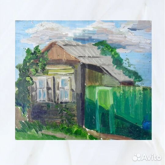 Картина маслом этюд