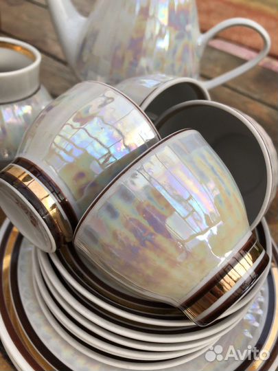 Сервиз кофейный перламутр