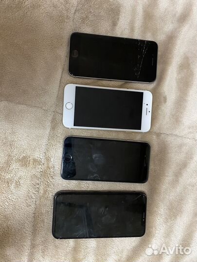 2 iPhone 6, iPhone 7 и iPhone X 256gb