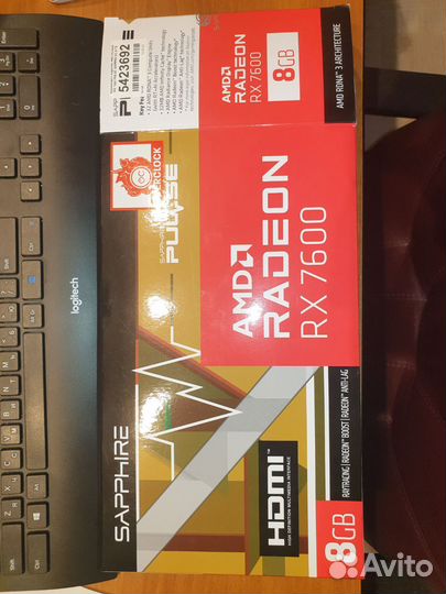 Sapphire AMD Radeon RX 7600 pulse gaming OC