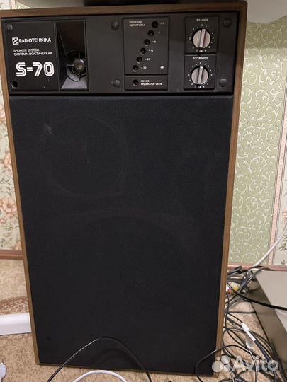Усилитель и 2 колонки Radiotehnika S-70