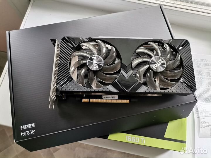 GeForce GTX 1660 Ti Dual OC на гарантии