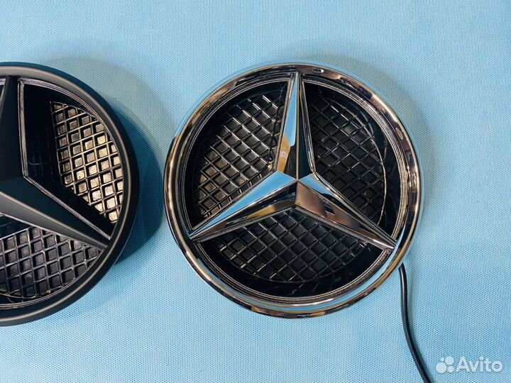 Эмблема с подсветкой Mercedes W205 W117 W212 W176