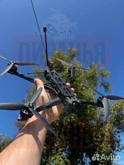 Дрoн FPV Рiranha 7 и 10 