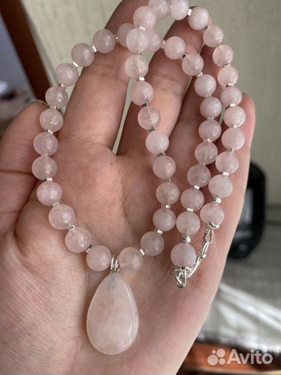 Бусы и серьги комплект